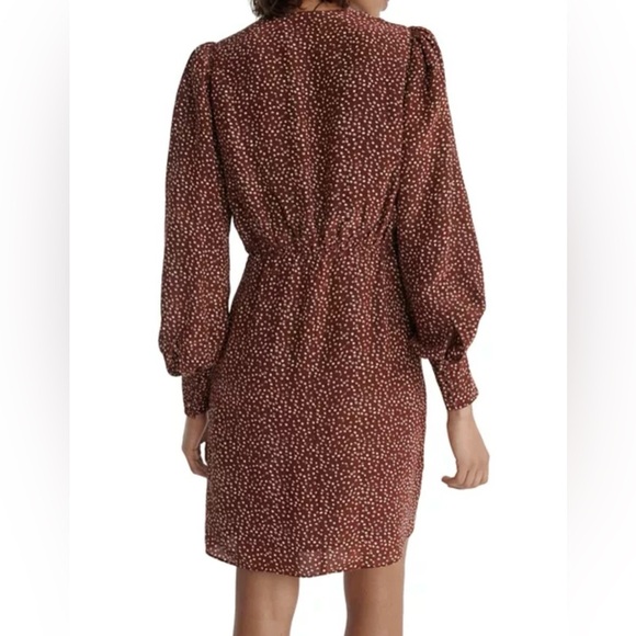 The Kooples Moon Dots Wrap Dress Size 4 (France) US Size XL - Picture 4 of 12